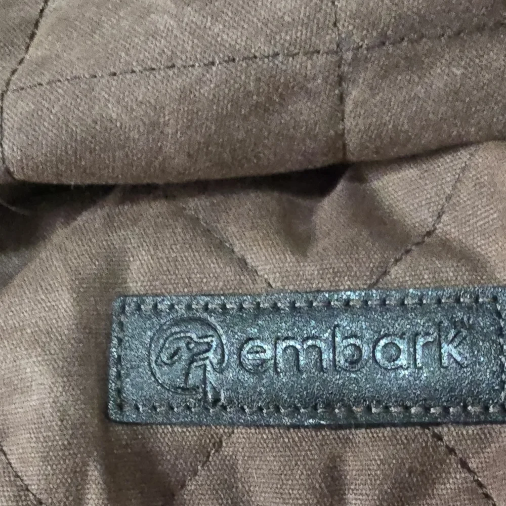 NWT Embark Quilted Brown Dog Coat With Plaid Fleece (Size:XL)
